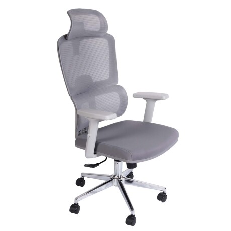 SILLA DE OFICINA MALLA GRIS AERIS