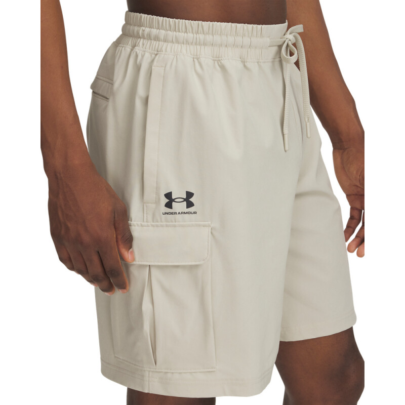 UA Vibe Woven Cargo Short-BRN BRN-289