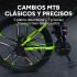 Bicicleta JJFH Rod 26 Doble Suspensión Plegable Freno Disco Color Verde