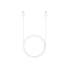 Cable original Samsung Tipo-C a Tipo-C 1.8 metros color blanco Cable Original Samsung Tipo-c A Tipo-c 1.8 Metros Color Blanco