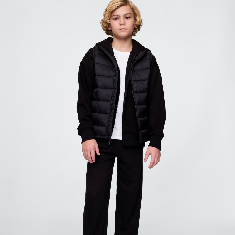 V-FRCH FT BAS HERITAGE LOGO JOG TRUE BLACK