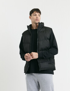 300212 CHALECO HARRINGTON URBAN Negro