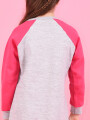 VESTIDO GIRL GANG GRIS