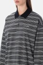 W' L/S LARGO POLO T-SHIRT Rayas