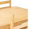 Juego De Comedor Lucia Plus 6 Sillas - Madera Natural