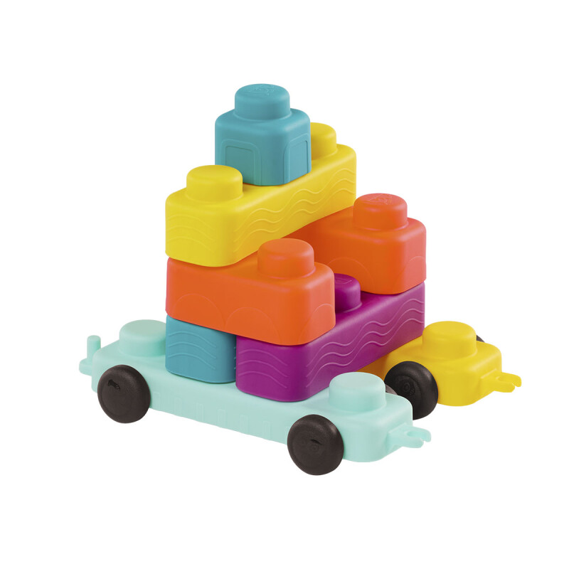Bloques de construcción blandos para bebés B. Toys Bloques de construcción blandos para bebés B. Toys