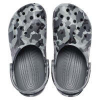 Classic Clog Prined Camo Gris
