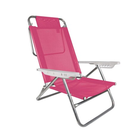 SILLA RECLINABLE PLAYA ALUMINIO ROSA SUMMER MOR
