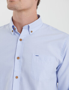 012587 CAMISA HARRINGTON LABEL Celeste