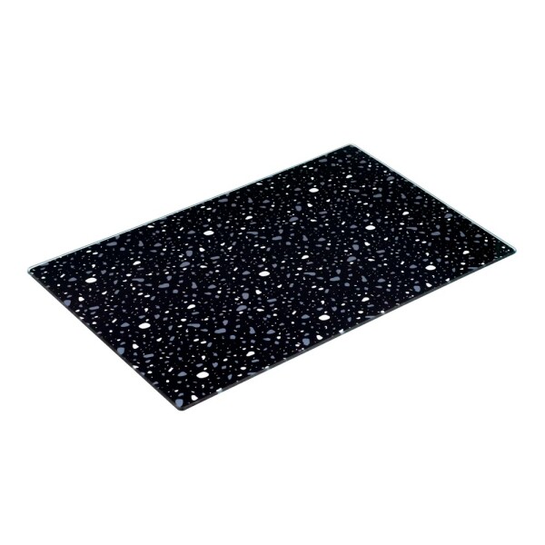 TABLA DE VIDRIO RECTANGULAR 25X35 CM - DULCE COCINA MULTICOLOR