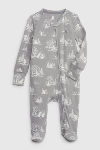 Pijama Con Cierre Bebè Pilot Grey