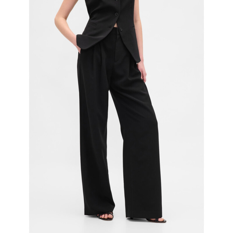 365 HR WIDE LEG - TRIBECA TWILL BLACK 1