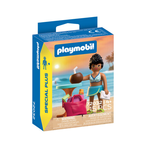 Turista Mujer en la Playa Playmobil 15 Piezas U