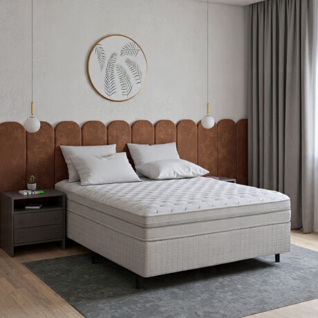 SOMMIER 2 PLAZAS BASE CAMA COLCHÓN DE ESPUMA Y RESORTE POCKET SOMMIER 2 PLAZAS BASE CAMA COLCHÓN DE ESPUMA Y RESORTE POCKET