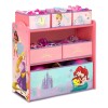 Organizador Infantil Disney C/6 compartimentos Princesas