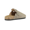 Country Zueco Dama Una Tira C/ Hebilla - Taupe Taupe