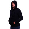 Campera Diadora Hombre C/capucha Sin Felpa Negro Negro