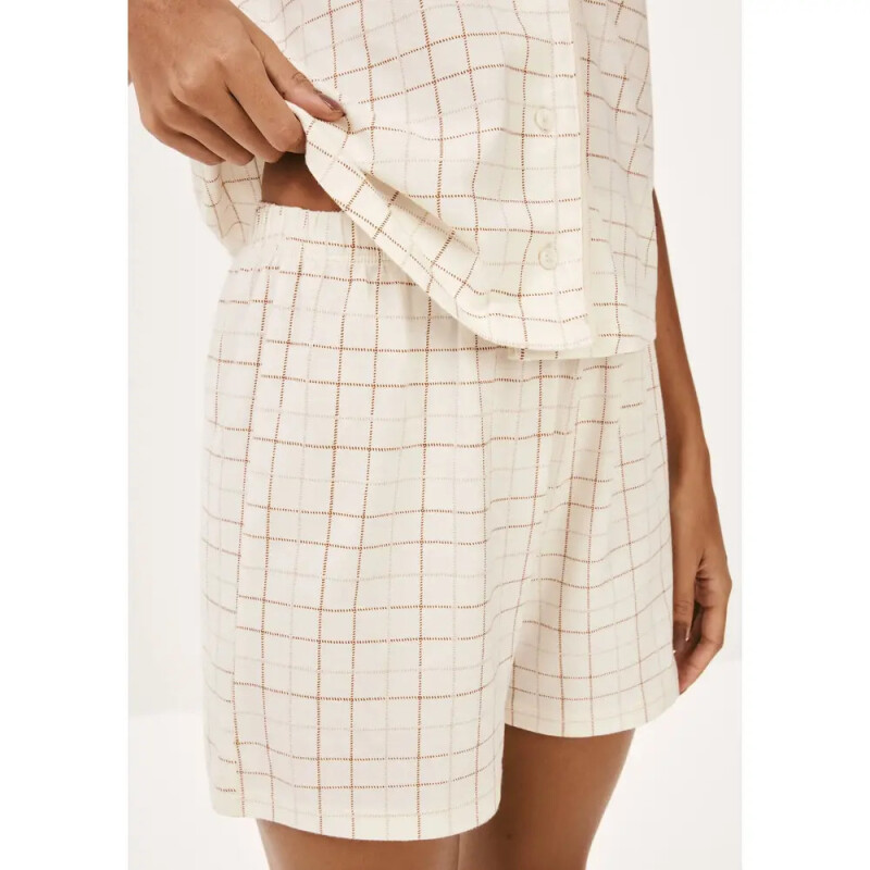 PIJAMA MM FEM OFF WHITE