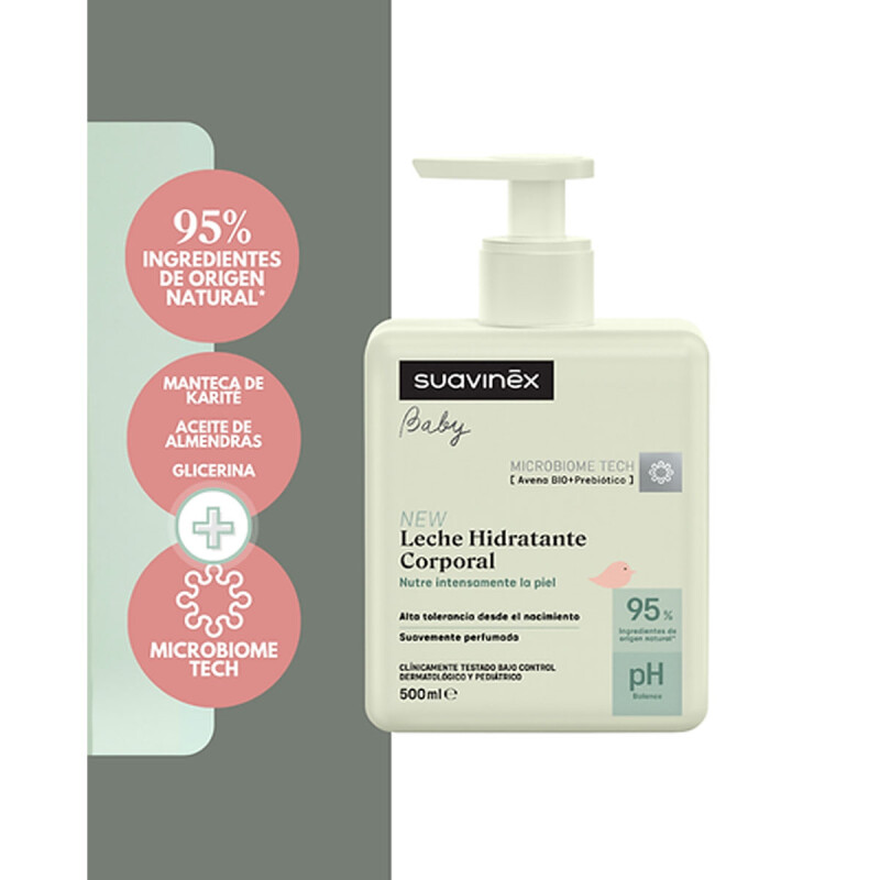 Leche Hidratante Corporal 500ml Suavinex Leche Hidratante Corporal 500ml Suavinex