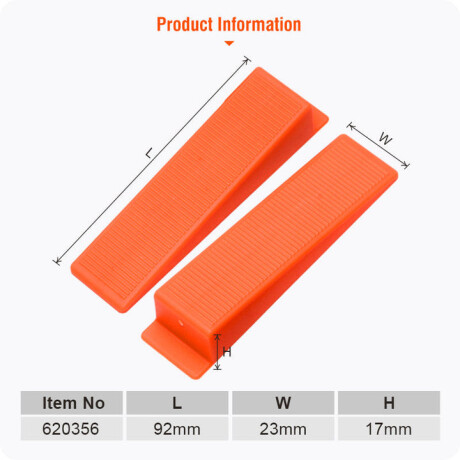 NIVELADOR PARA CERAMICA 17MM X 100U HARDEN ++ N/a