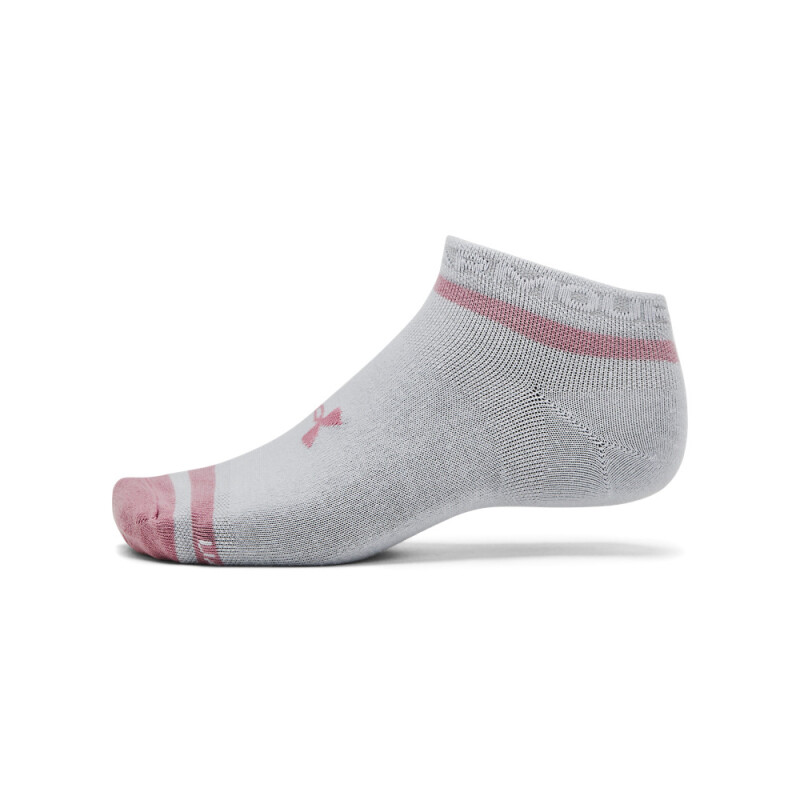 UA Essential Low Cut 3pk-PNK PNK-697