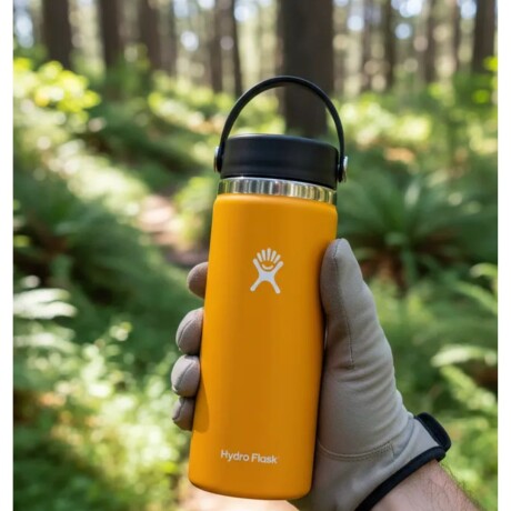 Botella 20 Oz (591ml) Wide Flex cap Hydro Flask Starfish