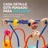 Cubo de Actividades Infantil 5 en 1 Elefante CELESTE