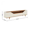Rack de Tv Arc - 1.8 - Linea Manhattan Rack de Tv Arc - 1.8 - Linea Manhattan