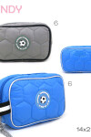 Cartuchera puffer pelota Celeste