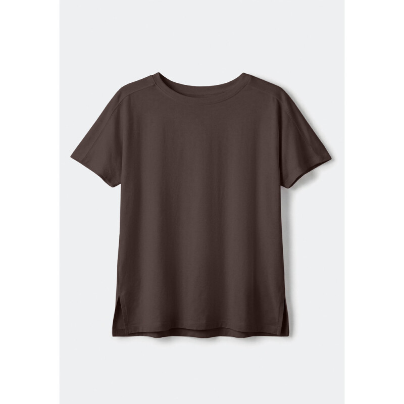 BLUSA MM FEM MARROM ESCURO