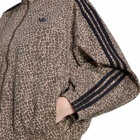 Campera adidas Firebird Aop Extragrande De Tejido Denim Earth Strata