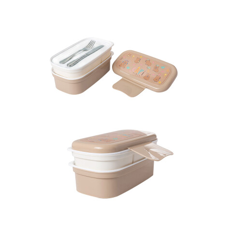 Lunchera Bento X 2 Piezas Carpincho U