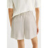 SHORTS FEM CINZA CLARO