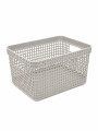 CESTA PLASTICA BEIGE (V)