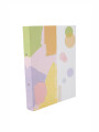 BIBLIORATO A4 DISEÑO PINCELADAS MULTICOLOR