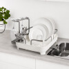 Escurridor de Platos Umbra 2 Niveles con Porta Copas, Cubiertero y Drenaje 53 cm Escurridor de Platos Umbra 2 Niveles con Porta Copas, Cubiertero y Drenaje 53 cm