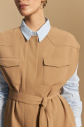 CHALECO VADY Beige Oscuro