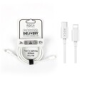 Cable Rápido Tipo C A Lightning 100 cm Blanco