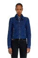 Chaqueta Denim Para Mujer De-Corb Azul Oscuro