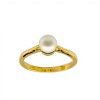 Anillo Solitario-Oro bajo-Perla española-AN8172 conperla