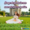 Muñeca Con Vestido De Fiesta Y Accesorios BLANCO