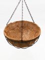 MACETA COLGANTE FIBRA DE COCO MARRON