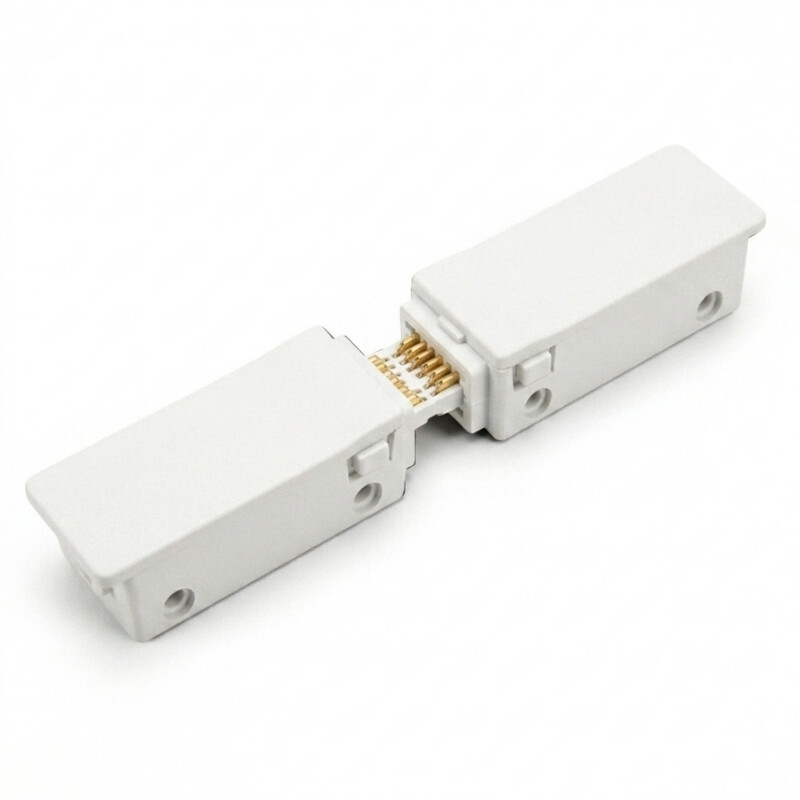 Conector Lineal Magnético G2 para Rieles Conector Lineal Magnético G2 para Rieles Blanco