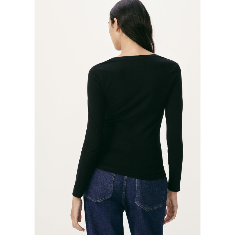 BLUSA ML FEM PRETO ESCURO
