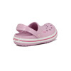 Zuecos Niña Crocs Band Rosa Claro