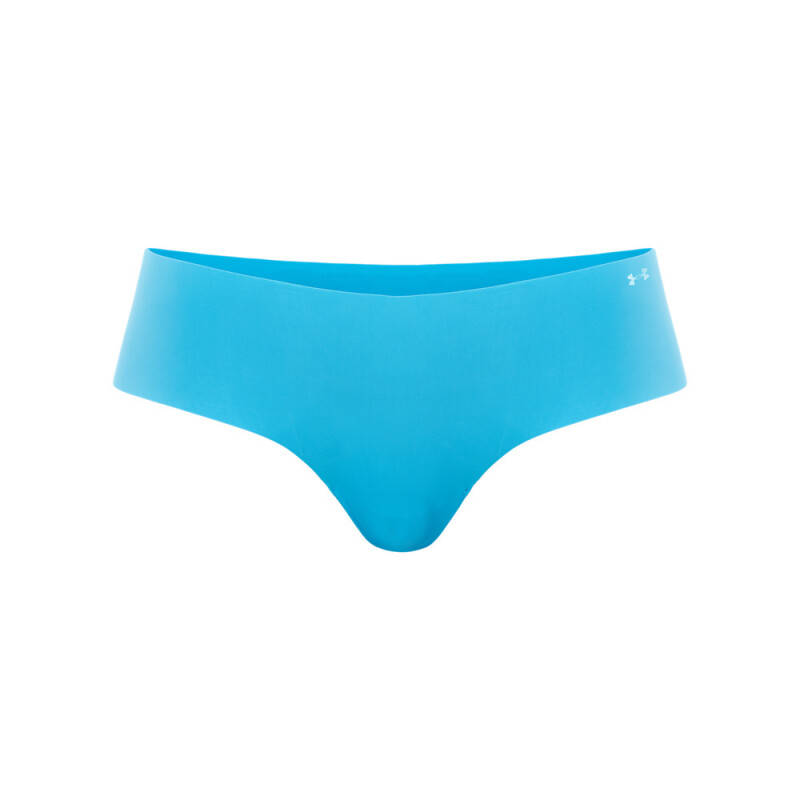 UA PURE STRETCH NO SHOW HIPSTER-SOLID (3 PACK)-PNK OPAL BLUE-293