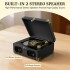 Reproductor De Cd Retroaudio C7 Con Altavoces Y Bluetooth REPRODUCTOR DE CD C/BLUETOOTH RECA C7