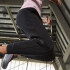 PANT PRO FLEECE GIRLS TRNG negro NEGRO