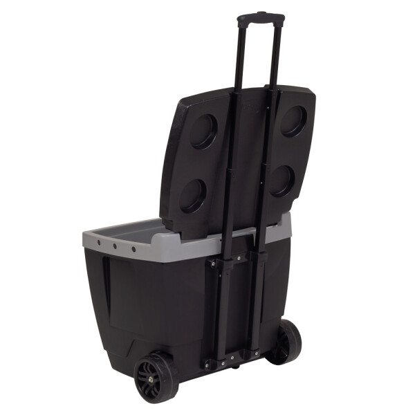 CAJA TERMICA 42 LTS. CON RUEDAS NEGRA 51.5X43.5X46 CM. NEGRO