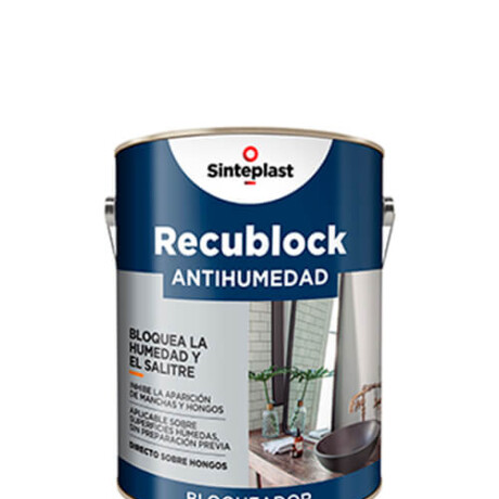 Recublock Antihumedad 4lts Recublock Antihumedad 4lts